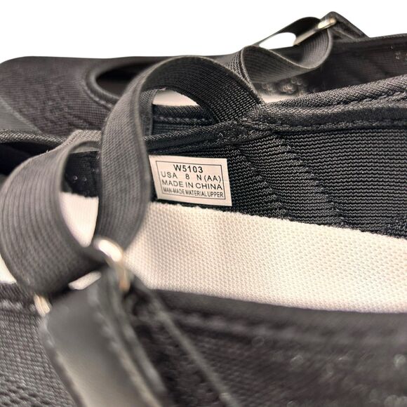 Propet Women's Mary Jane Walking Shoe Sneakers Black Fabric Size 8 Narrow - Picture 8 of 14